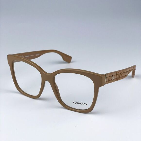 NEW Burberry BE2363 3990 Beige Square Women Eyeglasses
